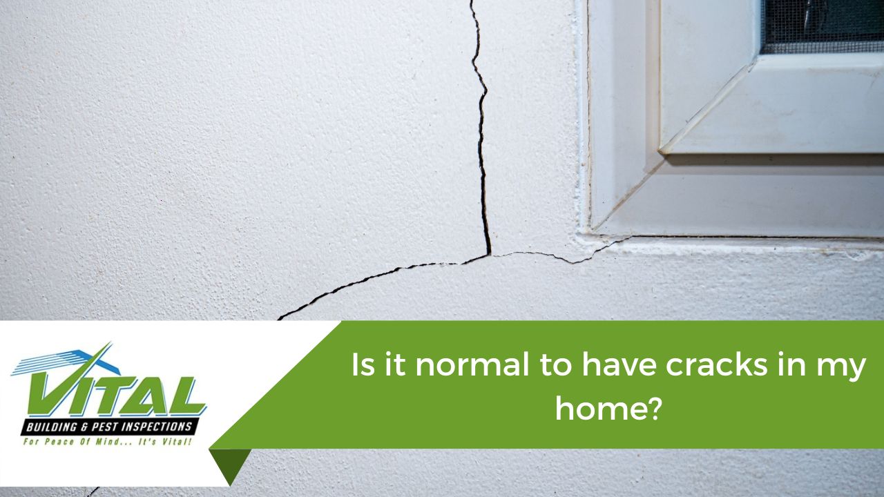 Is it normal to have cracks in my home?